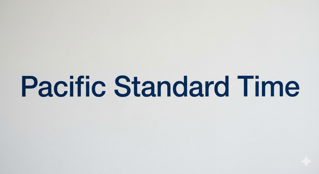 Pacific Standard Time (PST)